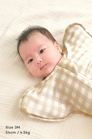 新生兒莫代爾蝶型包巾(0-6M)