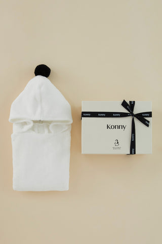 Konny幼兒浴巾禮盒-斗篷式