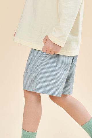 方格紋短褲（1-6歲）