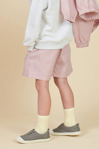 方格紋短褲（1-6歲）