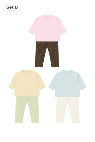 【限時套組】秋季上學三天穿搭6件組