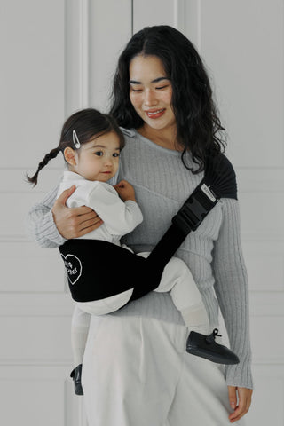 [KONNY X INAPSQUARE聯名款] 雙重支撐單肩腰凳嬰兒背帶