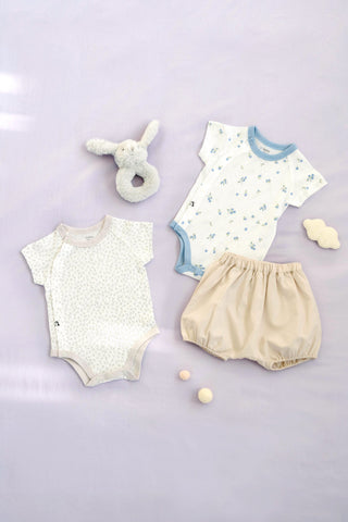 【優惠套組】純棉網眼連身衣&燈籠褲-3P