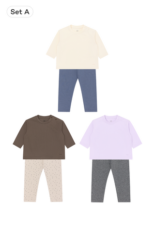 【限時套組】秋季上學三天穿搭6件組