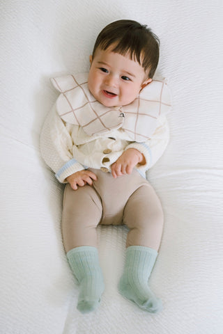 【優惠套組】Konny口水巾&輕柔莫代爾護肚緊身褲-3P