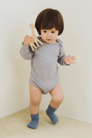 莫代爾超柔長袖連體衣 套頭式（18M-24M）