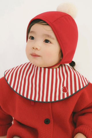 【節日限定款】Konny口水巾-滾邊圓領款