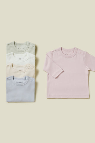 [2.4上市] 莫代爾羅紋長袖T恤