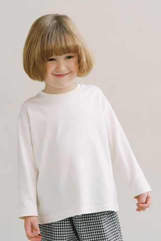 輕柔匹馬棉長袖T恤 (80-130)