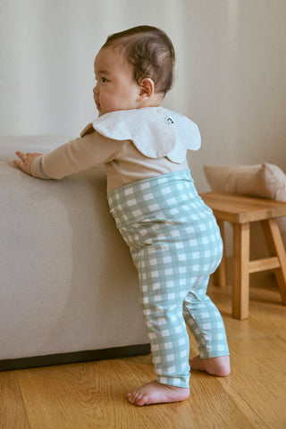 【優惠套組】Konny口水巾&輕柔莫代爾護肚緊身褲-3P