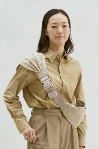 雙重支撐單肩腰凳嬰兒背帶-燈芯絨款