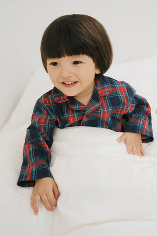 【節日限定款】蘇格蘭格紋睡衣套装