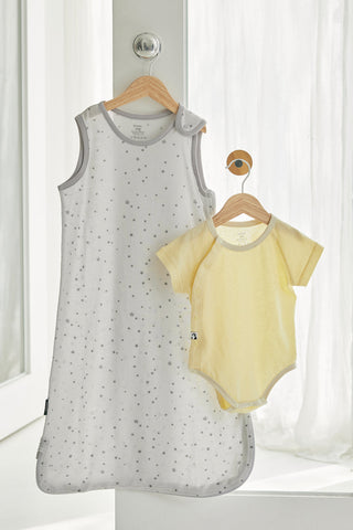 【優惠套組】純棉網眼連身衣+網眼防踢被-2p