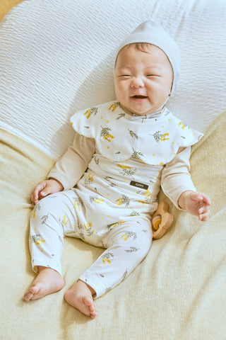 【優惠套組】Konny口水巾&輕柔莫代爾護肚緊身褲-3P