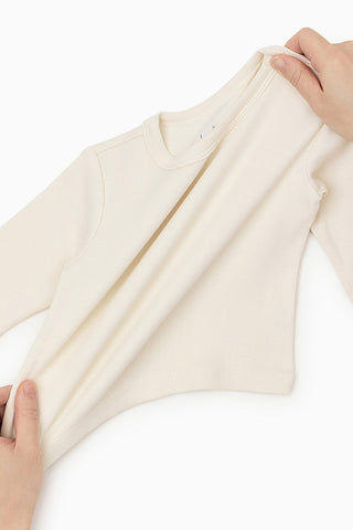 [2.4上市] 莫代爾羅紋長袖T恤