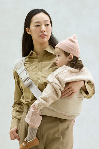 雙重支撐單肩腰凳嬰兒背帶-燈芯絨款