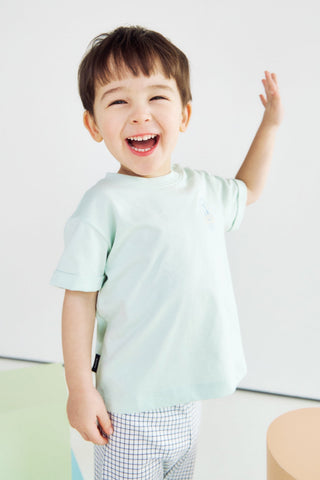 輕柔匹馬棉短袖T恤 (80-130)