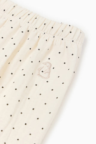 紗布棉鬆緊長褲 (70-130)