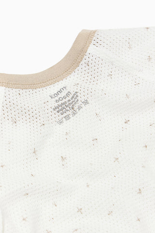 [2.4上市] 新生兒純棉網眼連身衣