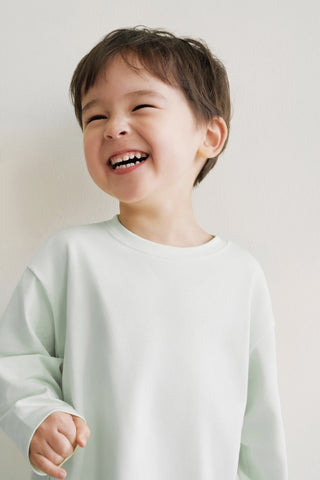 輕柔匹馬棉長袖T恤 (80-130)