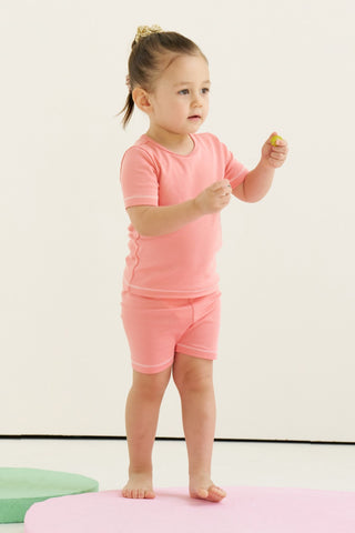 [25SS] 彈力棉短袖家居服套裝（1-6歲）