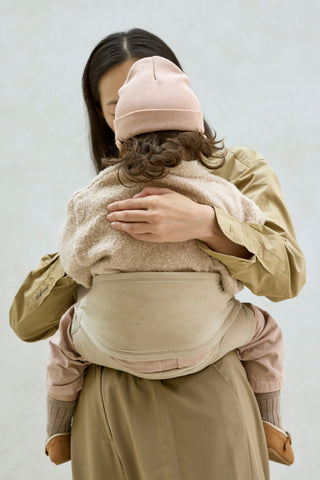 雙重支撐單肩腰凳嬰兒背帶-燈芯絨款