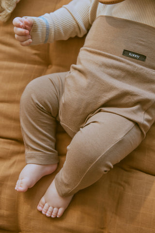 【優惠套組】Konny口水巾&輕柔莫代爾護肚緊身褲-3P