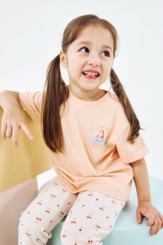 輕柔匹馬棉短袖T恤 (80-130)