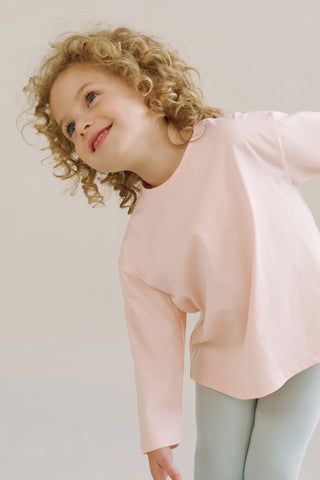 輕柔匹馬棉長袖T恤 (80-130)