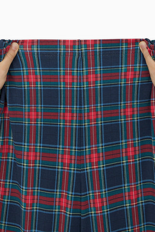 【節日限定款】蘇格蘭格紋睡衣套装(成人)