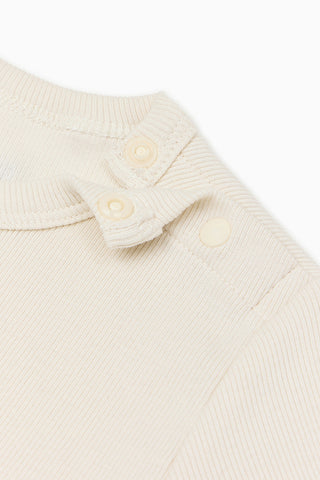 [2.4上市] 莫代爾羅紋長袖T恤