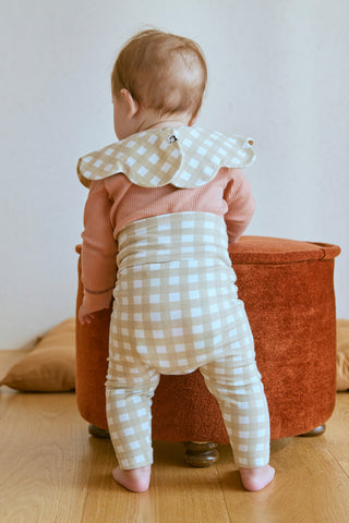 【優惠套組】Konny口水巾&輕柔莫代爾護肚緊身褲-3P