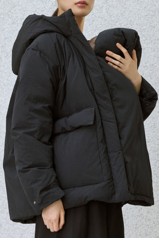 嬰兒背帶外套系列-羽絨外套