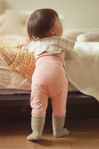 【優惠套組】Konny口水巾&輕柔莫代爾護肚緊身褲-3P