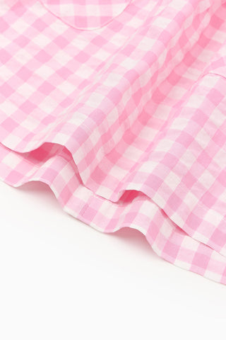 泡泡紗格紋連衣裙 (80-130)