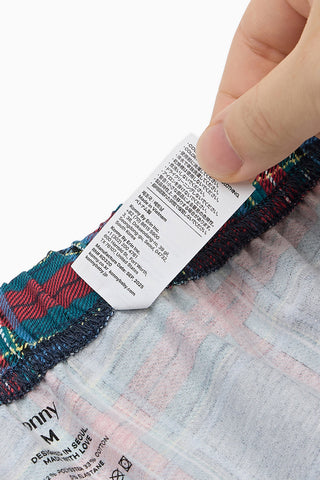 【節日限定款】蘇格蘭格紋睡衣套装(成人)