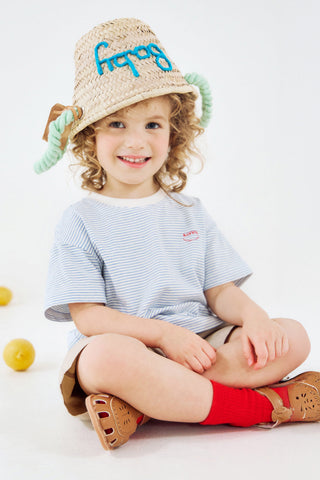 條紋短袖T恤 (80-130)