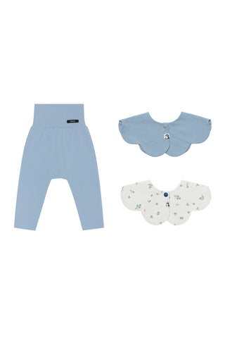 【優惠套組】Konny口水巾&輕柔莫代爾護肚緊身褲-3P