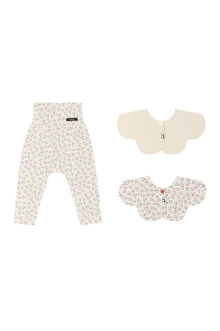 【優惠套組】Konny口水巾&輕柔莫代爾護肚緊身褲-3P