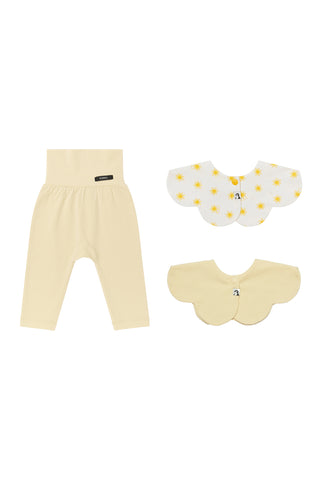 【優惠套組】Konny口水巾&輕柔莫代爾護肚緊身褲-3P