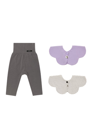 【優惠套組】Konny口水巾&輕柔莫代爾護肚緊身褲-3P