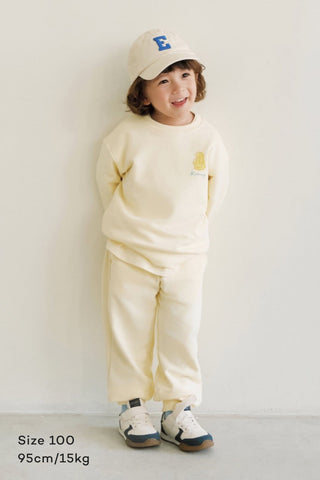 輕柔棉質長袖運動套裝 (80-130)