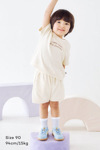 華夫格短袖套裝 (80-130)