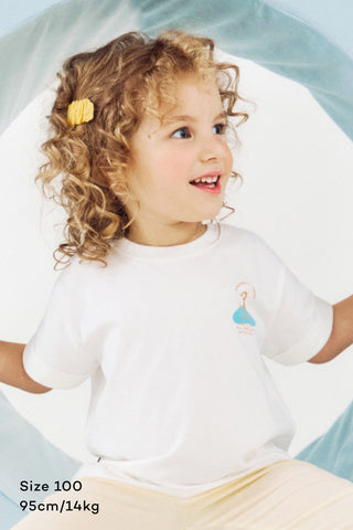 輕柔匹馬棉短袖T恤 (80-130)