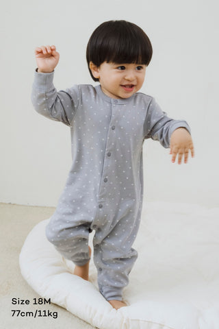 輕柔莫代爾長袖兔裝（6-18M）