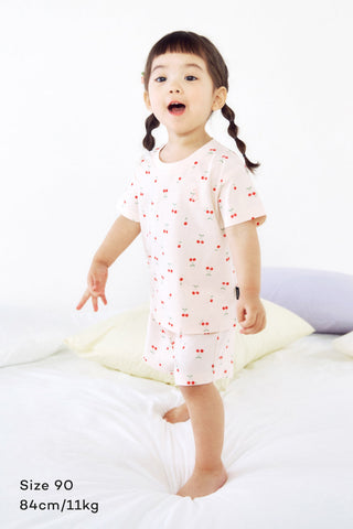 涼感棉夏季短袖家居服套裝 (80-130)