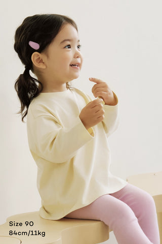 輕柔匹馬棉長袖T恤 (80-130)