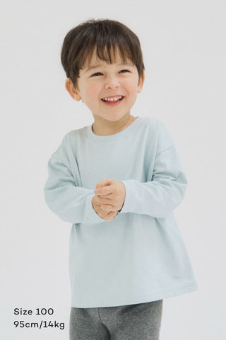 輕柔匹馬棉長袖T恤 (80-130)