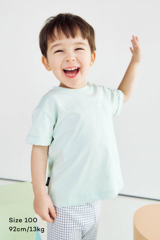 輕柔匹馬棉短袖T恤 (80-130)