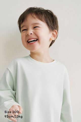 輕柔匹馬棉長袖T恤 (80-130)